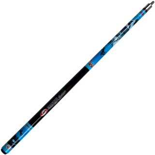 Trademark Global Graphite Illusion Playful Dolphins Cue Stick   Includes Free