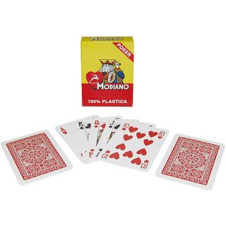 Modiano Poker Set   Red (10 P0473MO)