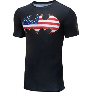 UNDER ARMOUR Mens Alter Ego Batman USA Compression Short Sleeve T Shirt   Size