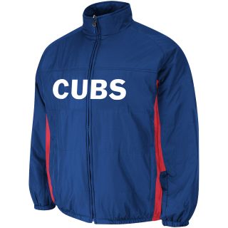 MAJESTIC ATHLETIC Youth Chicago Cubs Double Climate On Field Full Zip Jacket  