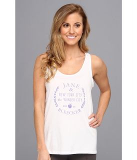 Jane & Bleecker Jersey Tank Top Womens Pajama (White)