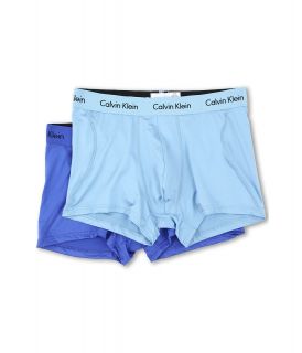 Calvin Klein Underwear Microfiber Stretch 2 Pack Trunk U8721 Mens Underwear (Blue)
