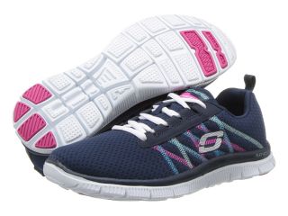 SKECHERS Flex Appeal   Something Fun Womens Lace up casual Shoes (Navy)