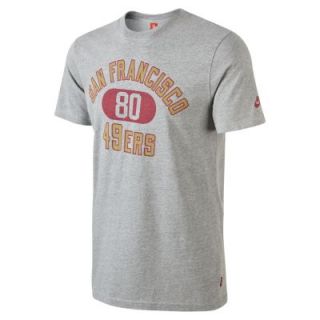 Nike Number (NFL San Francisco 49ers / Jerry Rice) Mens T Shirt   Dark Grey Hea