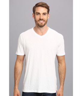 Agave Denim B. Copeland S/S V Neck Mens Short Sleeve Pullover (White)