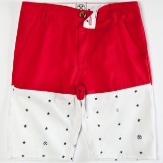 Just Stars Mens Shorts Red In Sizes 38, 36, 30, 32, 34 For Men 241376300