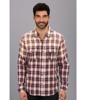 Silver Jeans Co. L/S Plaid Shirt Mens Long Sleeve Button Up (Red)