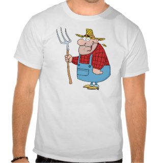 Farmer With Pitchfork T shirts