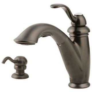 Price Pfister 532 7PZZ Marielle Single Handle Pull Out Kitchen Faucet, Oil Rubbed Bronze   Touch On Kitchen Sink Faucets  