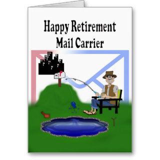 Happy Retirement   Mail Carrier Card