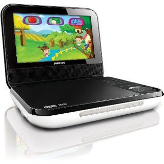 Philips PD703/37 7 Inch LCD Portable DVD Player with Wireless Game Controller, Black Electronics