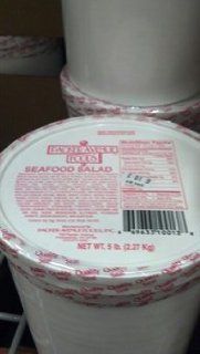 Packer Avenue Foods Seafood Salad 5 Lb.  Shrimp And Prawns Seafood  Grocery & Gourmet Food