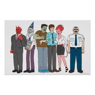 Ugly Americans Group Posters