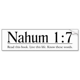 Read the Bible Nahum 17 Bumper Stickers