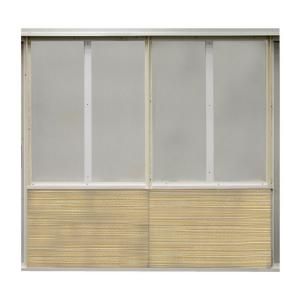SoftWall Finishing Systems 20 sq. ft. Goldust Fabric Covered Bottom Kit Wall Panel SW323077010