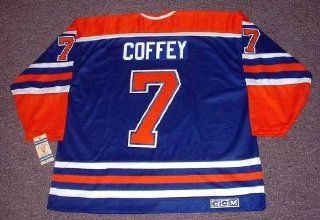 PAUL COFFEY Edmonton Oilers 1987 CCM Vintage Throwback Away NHL Hockey Jersey, MEDIUM  Sports Fan Hockey Jerseys  Sports & Outdoors