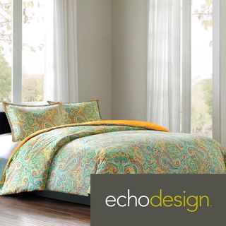 Echo 'Beacon's' Paisley Cotton 3 piece Comforter Set Echo Comforter Sets