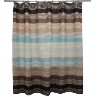 Famous Home Fashions Eton Beige Shower Curtain 901066