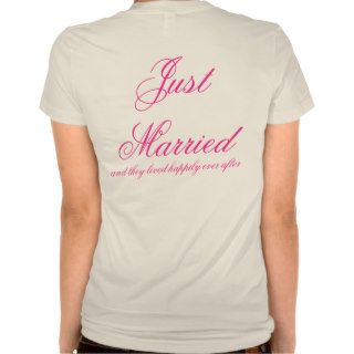 Just Married T Shirt
