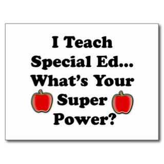I Teach Special Ed. Postcard