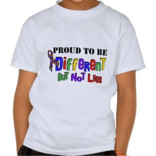 Autism Different not less Tees