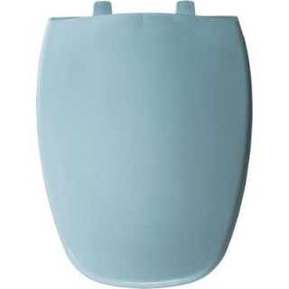 BEMIS Elongated Closed Front Toilet Seat in Twilight Blue 124 0205 024