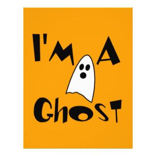 I'm A Ghost Costume Flyer