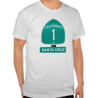 Santa Cruz California Highway 1 Shirt