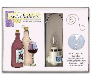 Switchables   SW055K   Wine Bottle   Stained Glass Night Light Kit   Switchables Night Light Covers  