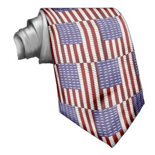 American flag, funny mustaches & chevron pattern custom ties