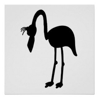 Flamingo Silhouette Print
