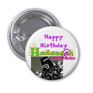 Happy Birthday Hadassah Pin
