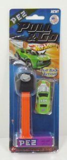 PEZ Pull & Go Candy Dispenser Hot Wheels  Green Toys & Games