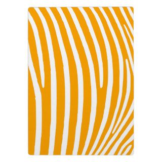 Orange Zebra Stripes Display Plaques