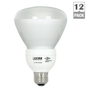 Feit Electric 65W Equivalent Soft White (2700K) BR30 Dimmable CFL Light Bulb (12 Pack) BPESL15R30/DM/12