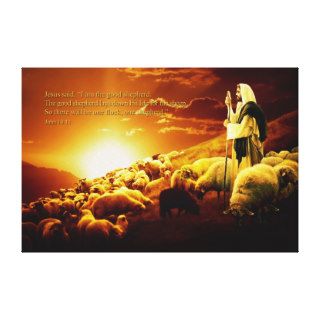 “I am the good shepherd. Wrapped Canvas Gallery Wrap Canvas