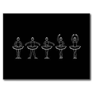 5 Ballet Positions Post Card