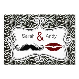 el beso y la cebra del bigote raya tarjetas del rs invitaciones personales  de