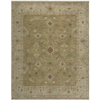 Murcia Design Brown, Hand Knotted Rug Rug Size 4' x 6'   Area Rugs
