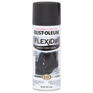 Rust Oleum FlexiDip 11 oz. FlexiDip Black Spray Paint 276289