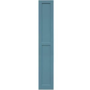 Winworks Wood Composite 12 in. x 72 in. Contemporary Flat Panel Shutters Pair #645 Harbor 61272645