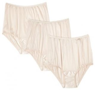 Vanity Fair Women's 3 pack Perfectly Yours Ravissant Premium Tailored Nylon Brief Panties, Fawn Multi, 5
