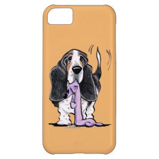 Tricolor Basset Hound Lets Play iPhone 5C Cases
