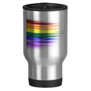 Rainbow Flag Travel Mugs