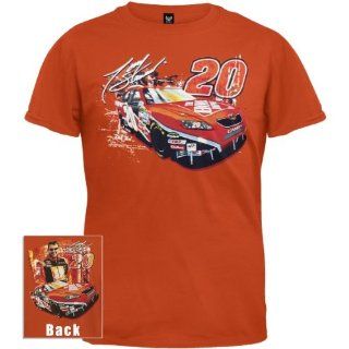 Tony Stewart   Mens Signature  #20 T Shirt X large Orange Sports & Outdoors