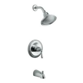 KOHLER Devonshire 1 Handle Tub and Shower Faucet Trim Only in Polished Chrome (Valve Not Included) K T395 4 CP