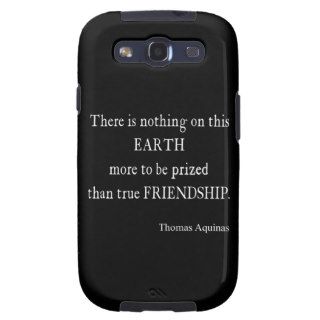 Vintage Aquinas Friendship Inspirational Quote Samsung Galaxy S3 Cover