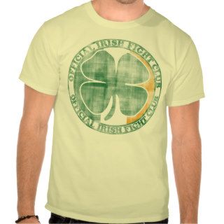 Official Irish Fight Club St Patrick's Day Tee Shirts