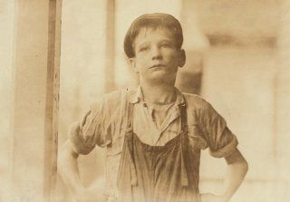 1909 child labor photo Fursen? Owens 12 years old. Can't read. Don't know A, b9  