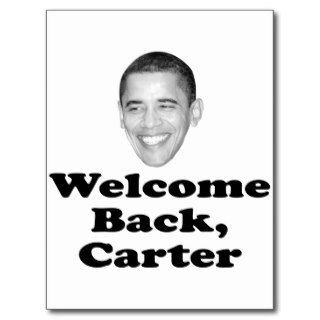 weclome back carter postcards